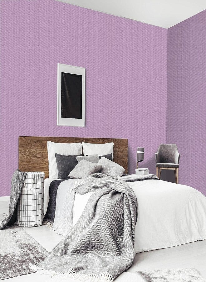 ELTON Textured Solid Color Plain Wallpaper Self Adhesive Waterproof Embossed Wallpaper for Wall Livingroom Bedroom Furniture Table top, Kitcken Almirah & Doors (Lilac, 45 x 300 Cms) - Image 4